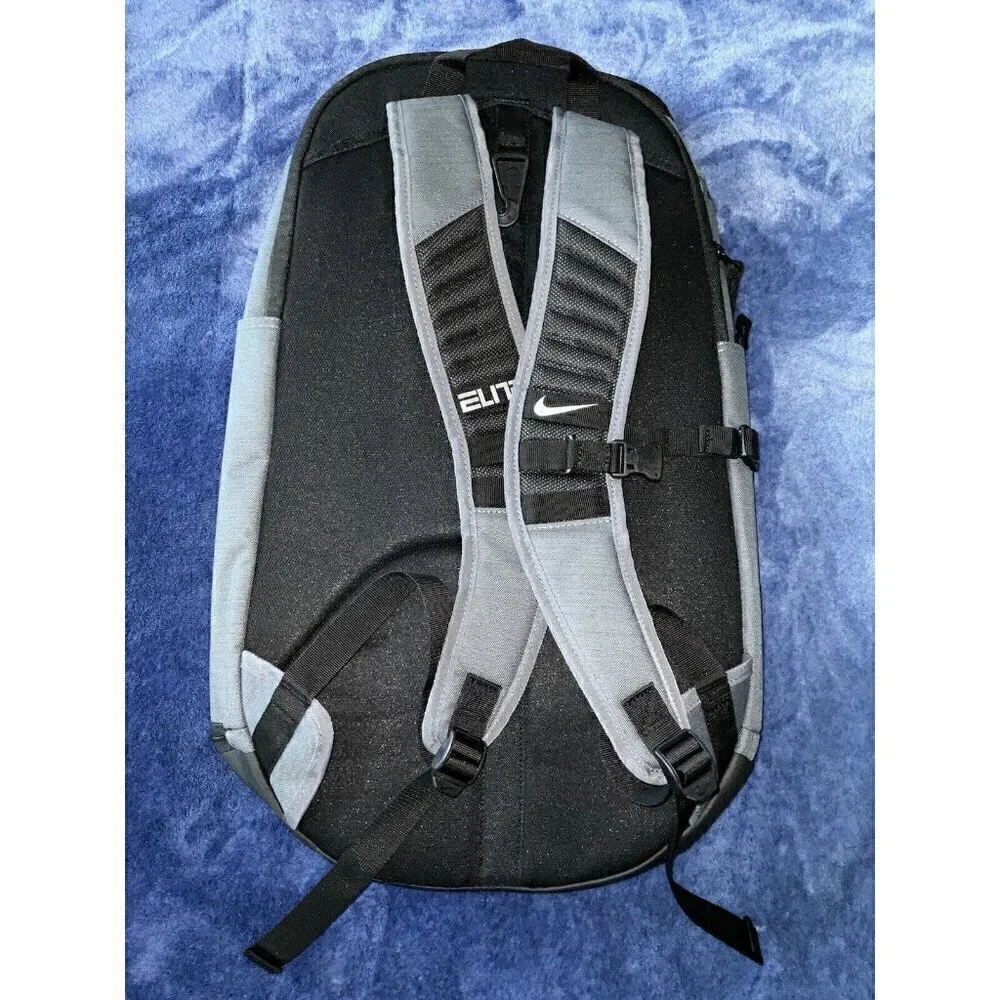 Nike Hoops Elite Pro Grey/Silver Basketball Backpack BA5554-022 NWT